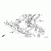 Схема узла: Рама для Honda VTX1800