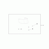 Схема вузла: Chrome front fend для Honda VT750 Shadow Aero