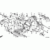 Схема вузла: Frame (1) для Honda VT1300 Interstate