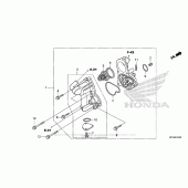 Схема вузла: Водяний насос для Honda GL1800 Gold Wing