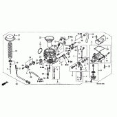 Схема вузла: Карбюратор для Honda VTX1300