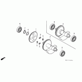 Схема вузла: Балансир для Honda XR600