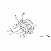 Схема вузла: Права кришка картера для Honda CRF230 CRF230F