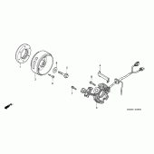 Схема вузла: Генератор для Honda XR125