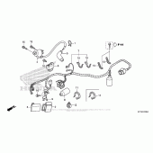 Схема вузла: Електрообладнання для Honda CRF150 CRF150F