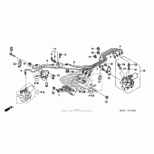 Схема вузла: Proportioning control valve для Honda ST1300 Pan-European Police