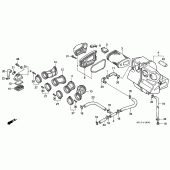 Схема вузла: Повітряний фільтр для Honda CB1000 CB1000F
