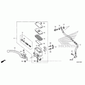 Схема вузла: Передній гальмівний циліндр для Honda GL1800 Gold Wing F6B Bagger