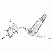 Схема узла: Заднее крыло для Honda NC700