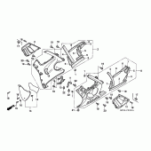 Схема вузла: Нижній обтічник (CBR600FS / 3S / T / 3T / SET) для Honda CBR600 CBR600F