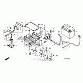 Схема узла: Аккумулятор (vt750c2f/c2b) для Honda VT750 Shadow Phantom