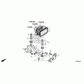 Схема вузла: Abs modulator для Honda GL1800 Gold Wing Valkyrie