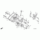 Схема вузла: L. crankcase cover для Honda CRF150 CRF150RB