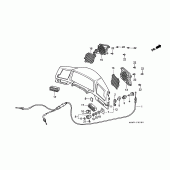 Схема узла: Приборная панель для Honda GL1500 Gold Wing Special Edition