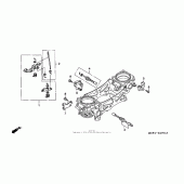 Схема вузла: Throttle body (component parts) ( `00-01) для Honda RVT1000R RVT RC51