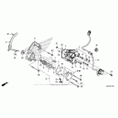 Схема вузла: Left Rear Cover для Honda CB1100