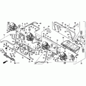 Схема вузла: Карбюратор в зборі для Honda CBR600 CBR600F Smokin Joe s Edition