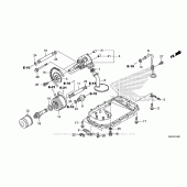 Схема узла: Масляный насос & Поддон для Honda ST1300 Pan-European Police