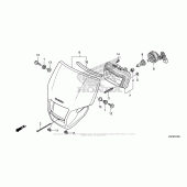 Схема вузла: Фара для Honda CRF250 CRF250X