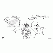 Схема вузла: Abs Modulator для Honda NC700