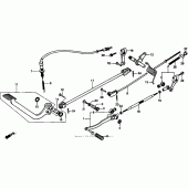 Схема вузла: Педаль (Лапка) для Honda VT1100 Shadow