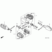 Схема узла: Поворотники для Honda CB1100 CB1100SF X11