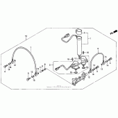 Схема вузла: A / se air distributor для Honda GL1500 Gold Wing Special Edition