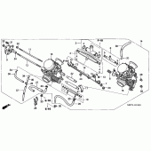 Схема узла: Карбюратор (ASSY.) для Honda CBF500