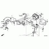 Схема узла: Abs modulator для Honda CB1100