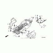Схема вузла: Заднє крило (cbr1000rr) для Honda CBR1000 CBR1000RR Fireblade