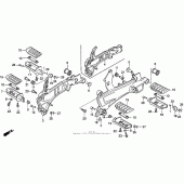 Схема вузла: Підніжки для Honda ST1100 Pan-European