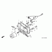 Схема узла: Трансмиссия cover для Honda GL1500 Gold Wing Special Edition