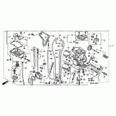 Схема вузла: Карбюратор для Honda CRF450 CRF450R