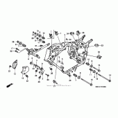 Схема узла: Рама для Honda VT1100 Shadow Aero