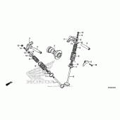 Схема узла: Распредвал & Клапан для Honda CRF230 CRF230F
