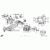 Схема вузла: Задня клапанна кришка для Honda VT1300 Interstate