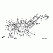 Схема вузла: Рама для Honda XL1000V Varadero
