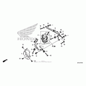 Схема узла: Front power unit (cbr600ra) для Honda CBR600