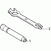 Схема вузла: Інструмент для Honda XR250