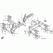 Схема узла: Подножки для Honda ST1100 Pan-European