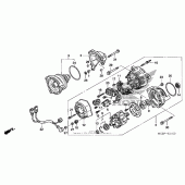 Схема узла: Генератор для Honda ST1300 Pan-European Police