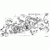 Схема узла: Электрооборудование для Honda NC700