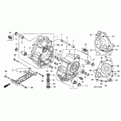 Схема вузла: Картер двигуна для Honda FJS400 Silver Wing