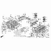 Схема узла: Головка цилиндра для Honda GL1800 Gold Wing F6B Bagger