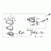 Схема вузла: Панель приладів для Honda VTX1300