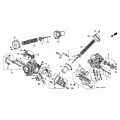 Схема вузла: Карбюратор (COMPONENT PARTS) для Honda VT1100 Shadow ACE