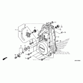 Схема узла: Front crankcase cover для Honda ST1300 Pan-European