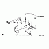 Схема вузла: Педаль (Лапка) для Honda CB900 919