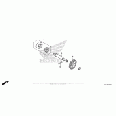 Схема вузла: Масляний насос для Honda CRF150 CRF150R