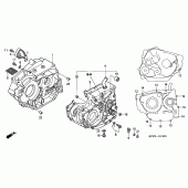 Схема вузла: Картер двигуна для Honda CBF250